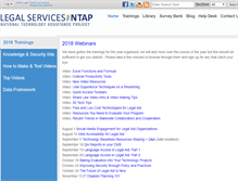 Tablet Screenshot of lsntap.org